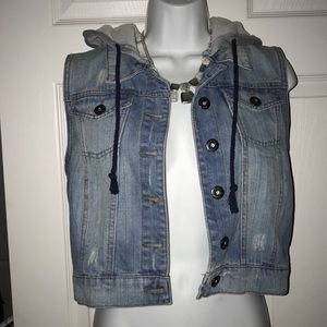 Jean jacket women's vest